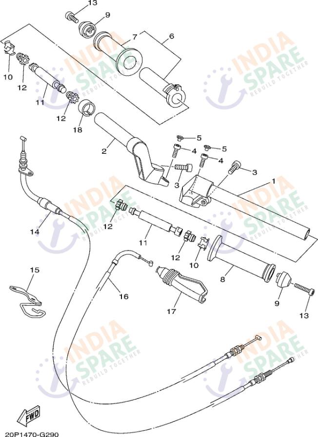 STEERING HANDLE & CABLE